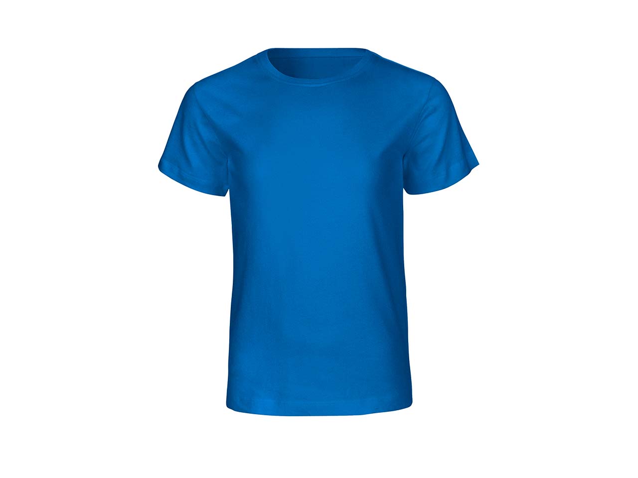Neutral Bio-Kinder T-Shirt mit Rundhalsausschnitt royalblau, Gr. 128/134