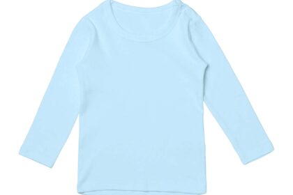 Neutral Bio-Baby-Langarmshirt Gr. 74, hellblau