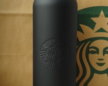Starbucks Tumbler Thermobecher Edelstahl Flasche schwarz