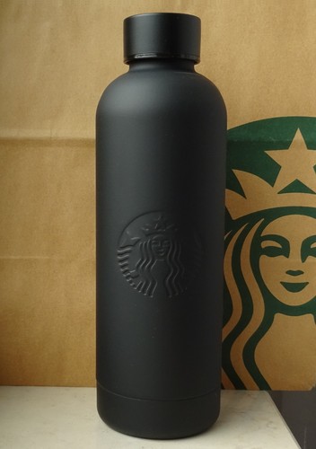 Starbucks Tumbler Thermobecher Edelstahl Flasche schwarz