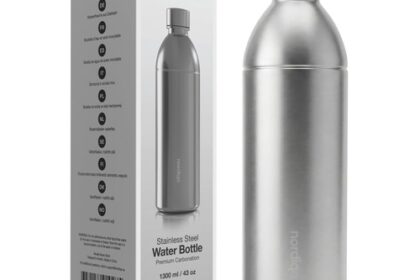 1.3L Edelstahlflasche für Aarke Carbonator 3