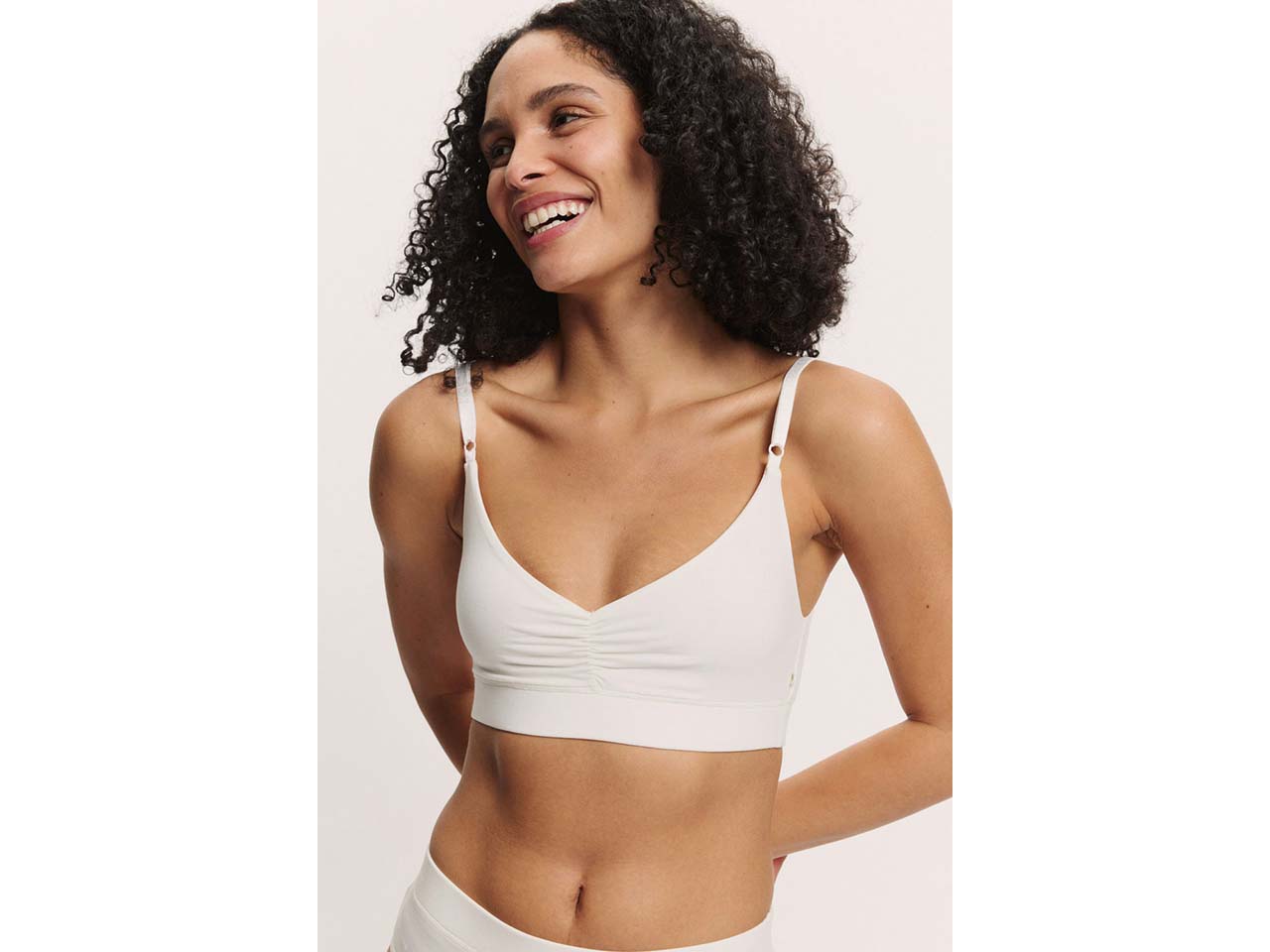tranquillo Damen-Bralette "Nolaa" aus Tencel, white, Gr. S