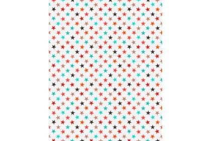 5 Bogen Recycling Geschenkpapier "Stars" 50 x 70 cm, 80g/m²