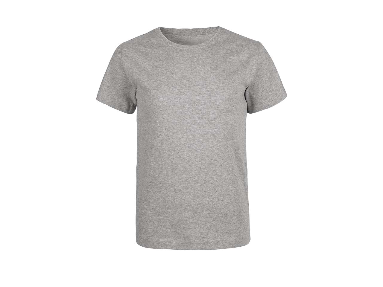 Neutral Bio-Kinder T-Shirt mit Rundhalsausschnitt grau, Gr. 104/110
