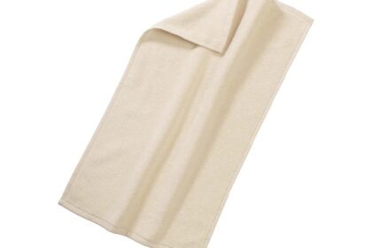 Living Crafts Bio-Gästehandtuch "ORLANDO" 30 x 50 cm, natural