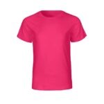Neutral Bio-Kinder T-Shirt mit Rundhalsausschnitt pink, Gr. 140/146