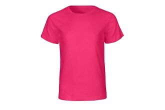 Neutral Bio-Kinder T-Shirt mit Rundhalsausschnitt pink, Gr. 140/146