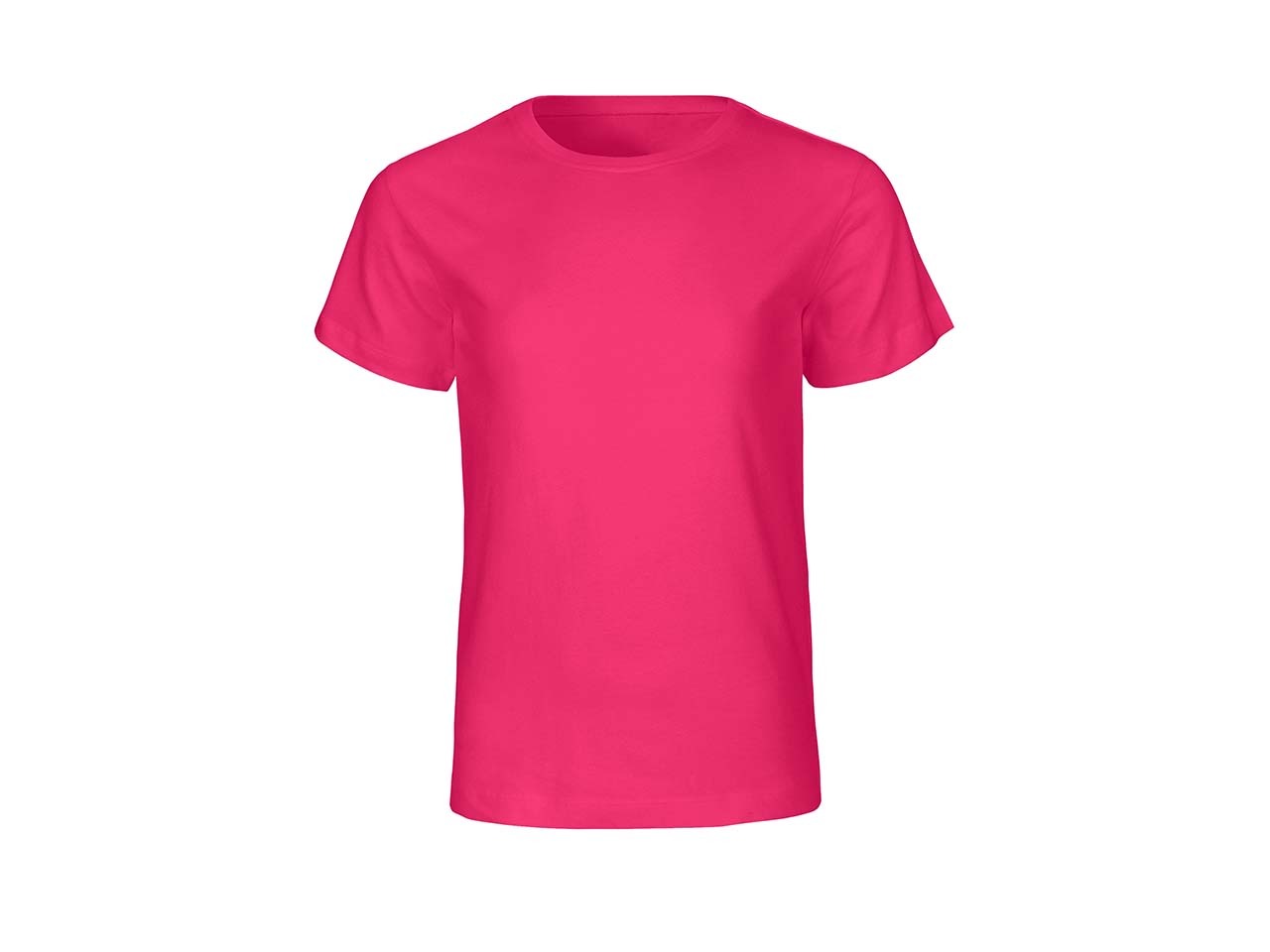 Neutral Bio-Kinder T-Shirt mit Rundhalsausschnitt pink, Gr. 140/146