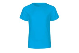 Neutral Bio-Kinder T-Shirt mit Rundhalsausschnitt saphirblau, Gr. 128/134